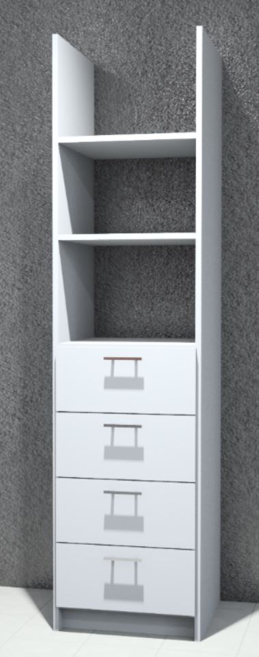 Torre Cajonea 200cm de alto x50cmx50cm 